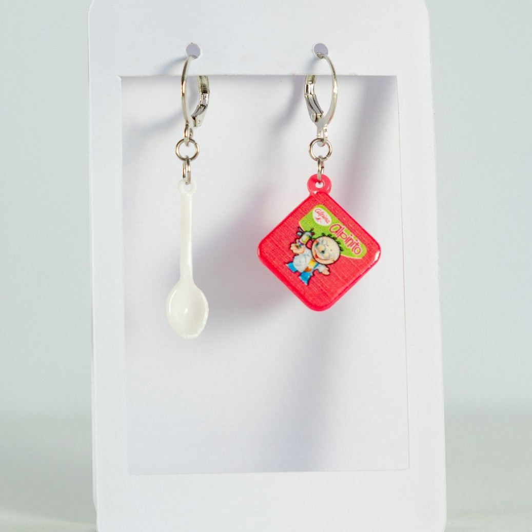 Aretes Alpinito cuchara