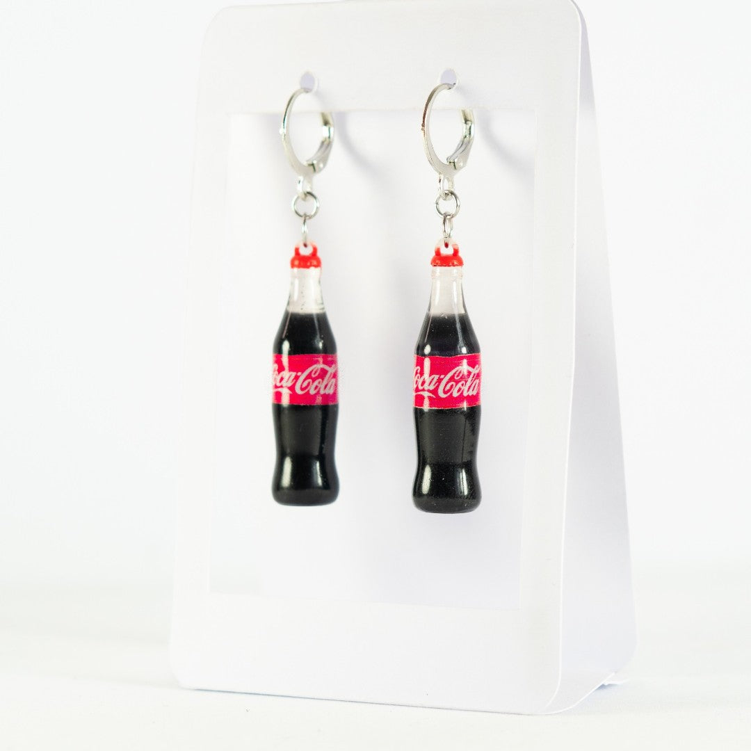 Aretes Cocacola