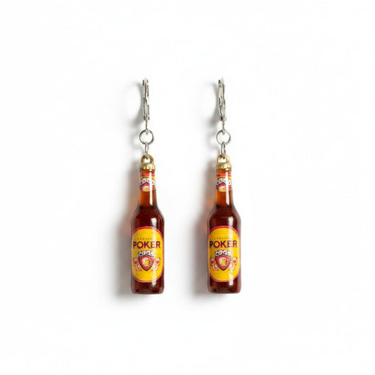 Aretes Cerveza poker
