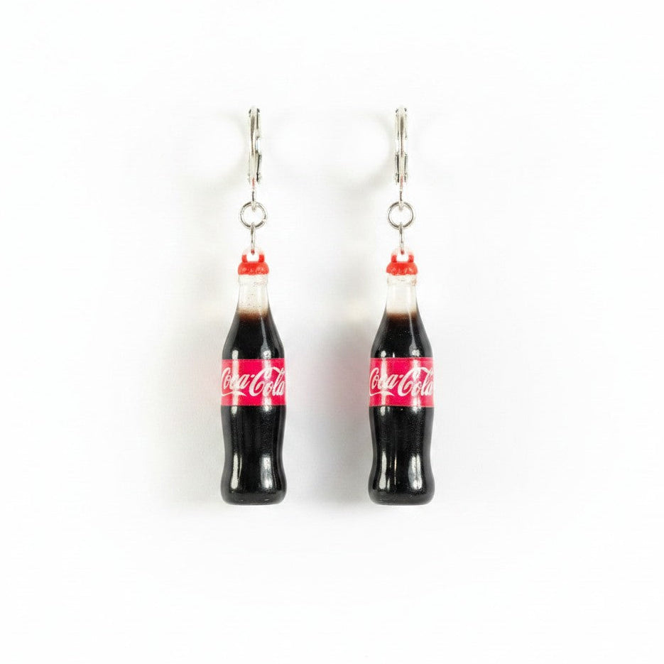 Aretes Cocacola