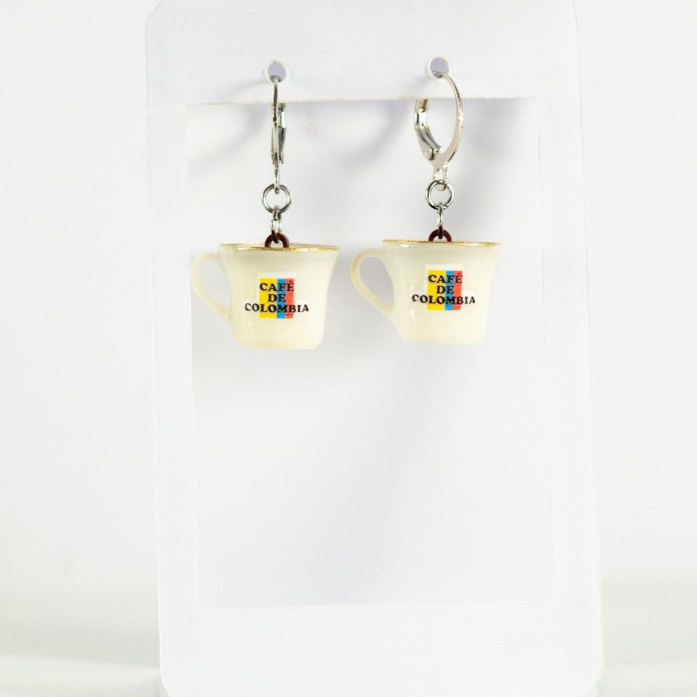 Aretes Taza de café