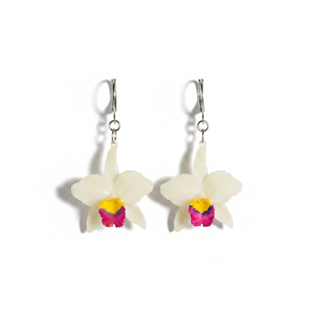 Aretes Orquídea