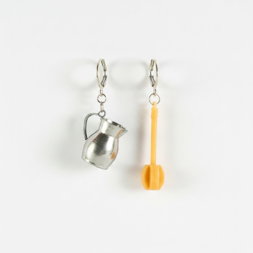 Aretes Olleta y molinillo